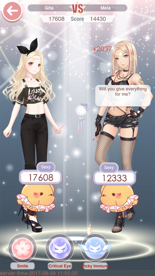 The game can also be just a bit horny.